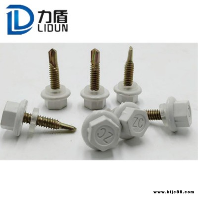 塑料自攻絲 尼龍頭鉆尾螺栓 防水燕尾螺釘 白色 灰色 紅色 藍(lán)色 非標(biāo)國標(biāo) 歡迎來電 力盾緊固件