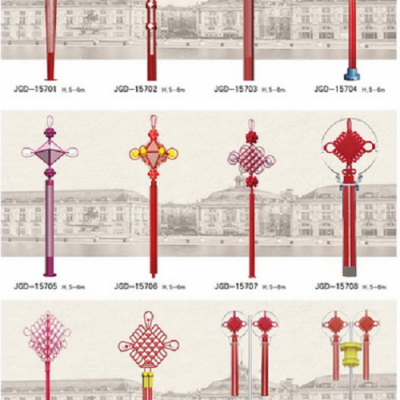 科尼紅色中國結(jié)太陽能LED景觀燈_全防水電源景觀燈價格