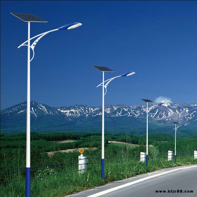 太陽能led路燈 湖北宜昌7米路燈庭院燈