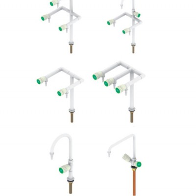 化驗室專用三口三聯(lián)水龍頭 水槽等實驗室配件LUMI-SLT57