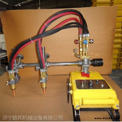 路邦機械CG1-100半自動火焰切割機直線行走鋼板切割機雙割炬氣割機廠家
