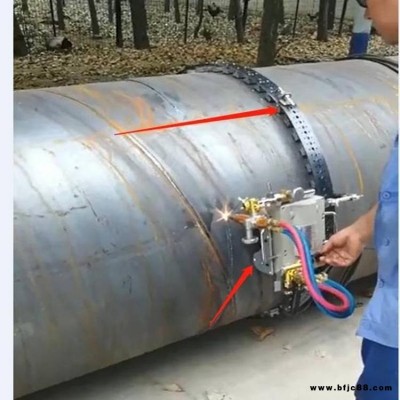 電動等離子切割機CG2-11 自動爬行磁力管道氣割機 大管徑管子圓周切斷機