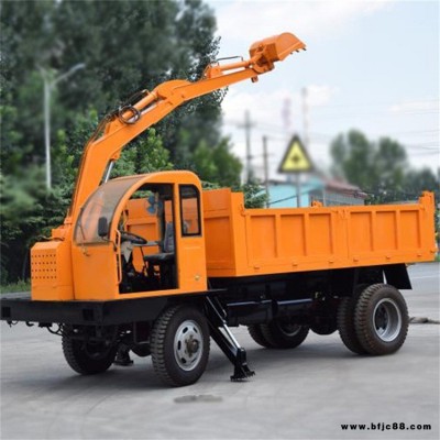 園林綠化隨車挖 建筑工地用四驅挖掘裝載機 液壓后卸隨車挖郟氏