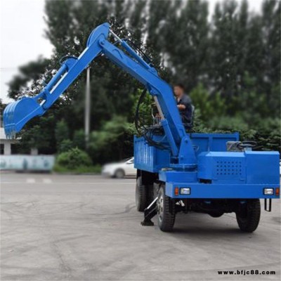 華睦廠家直銷多功能隨車挖 液壓自卸挖掘裝載機 自制多噸位隨車挖