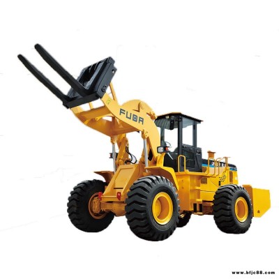 石材礦山堆場(chǎng)用FDM761T-23福大機(jī)械23噸叉車 23噸叉裝車 荒料搬運(yùn)輪式叉裝機(jī)