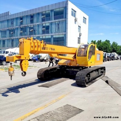潤沃山地泥洼地履帶吊 自制底盤履帶式起重機 25噸履帶吊車廠家