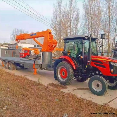 8噸樓板平板吊車 帶支腿拖拉機盤子吊 翔云 拖拉機隨車起重機 價格優惠