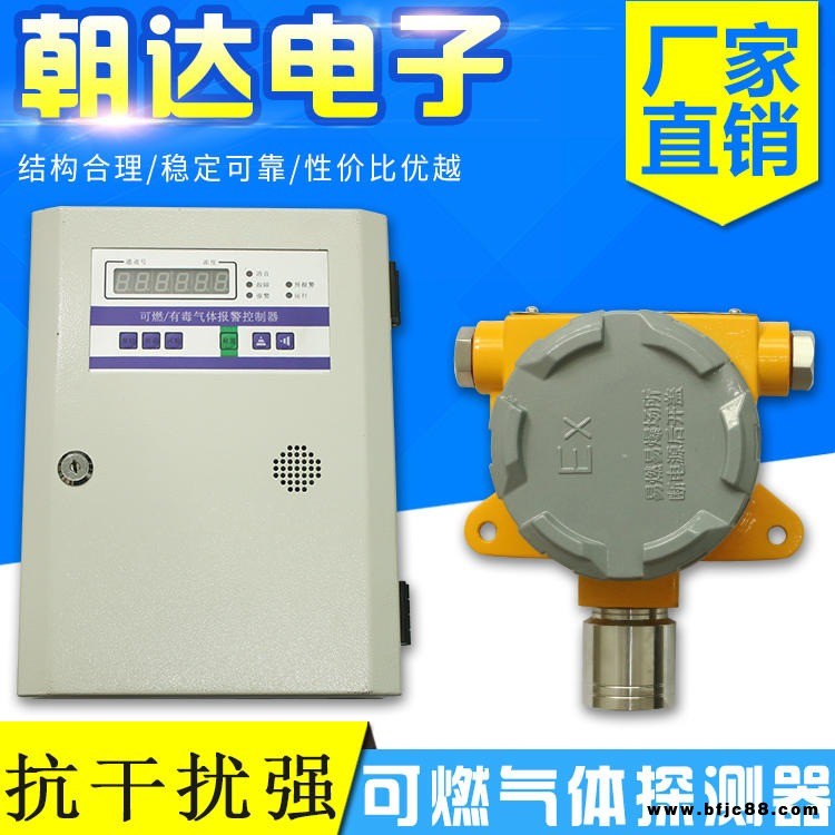 供應無錫朝達電子可燃性氣體 乙烷 油漆氣體報警器探測器變送器