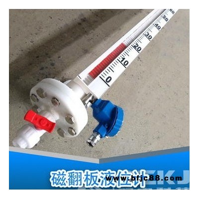潤中儀表遠傳型磁翻板液位計變送器帶遠傳4-20mA 485通訊廠家直銷