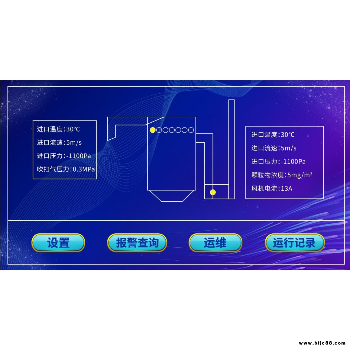 AML-2050袋式除塵器運行記錄儀