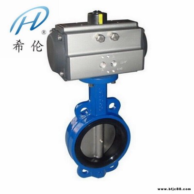 供應氣動蝶閥 對夾氣動蝶閥 dn200氣動蝶閥 軟密封氣動蝶閥 D671X-10鑄鐵氣動蝶閥