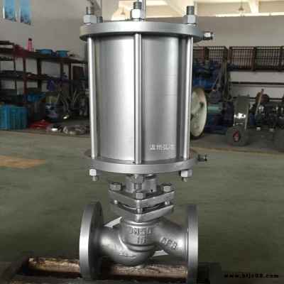 氣動截止閥 兩位三通電磁閥，碳鋼截止閥