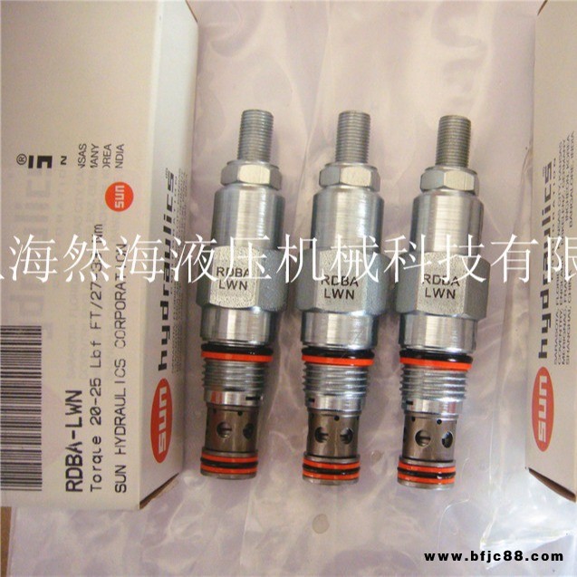 美國SUN(美國太陽)RDBA-LAN標準型溢流閥 電磁閥