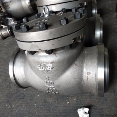 H64H-300LB高壓焊接止回閥  美標標準 碳鋼材質 溫州弘凌