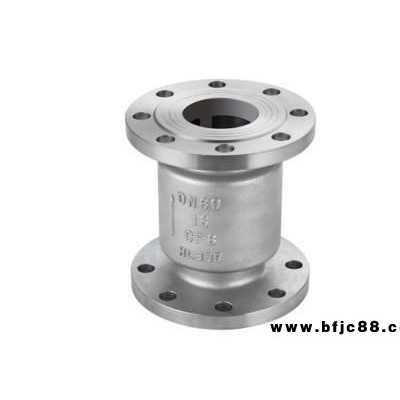 廠家直銷H42W-25P 國標(biāo)法蘭 不銹鋼鑄鋼 升降式旋啟式立式止回閥