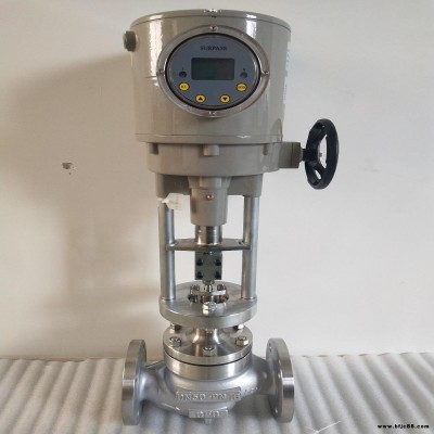 弘凌供應(yīng)ZDLP電動電子式單座調(diào)節(jié)閥 智能比例式調(diào)節(jié)閥304不銹鋼 液晶顯示批發(fā)