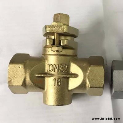 X13W-10T內(nèi)螺紋連接 二通旋塞閥 銅材質(zhì)