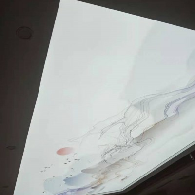 軟膜天花造型 卡布燈箱 顏色豐富 白色燈箱膜 洗浴專用浴區(qū)