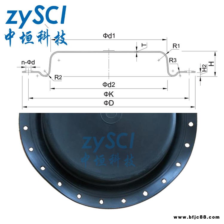 CV3000調節(jié)閥波紋膜片HA-1_HA-2_HA-3_HA-4_HA-5