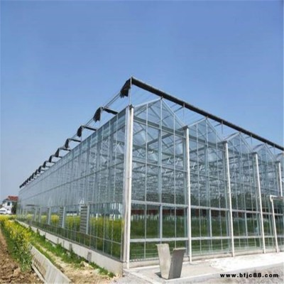 河口玻璃智能溫室 輕鋼龍骨大棚 旭航溫室工程建設廠家