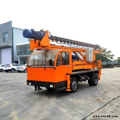 安捷AJ270地基打樁機(jī) 車載式農(nóng)村地基引孔機(jī) 6米地基旋挖鉆機(jī)