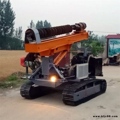 光伏打樁機(jī) 太陽能光伏發(fā)電旋挖鉆機(jī) 鋼制履帶式 輪胎式 廠家直銷 山東濟(jì)寧越河機(jī)械 NT-G300Z