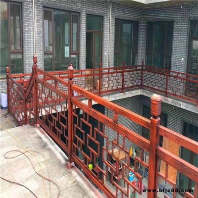 江西隔斷門窗鋁窗花，廠家直供金億 仿木紋鋁窗花，揚(yáng)州復(fù)古鋁窗花隔斷