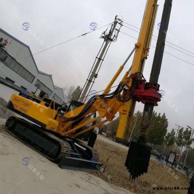 供應(yīng)久鉆30米入巖型機(jī)鎖桿旋挖鉆機(jī)折疊式桅桿更安全