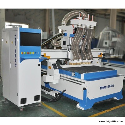 全自動門窗櫥柜加工機械 1325四工序開料機_河南圖騰數(shù)控雕刻機T4