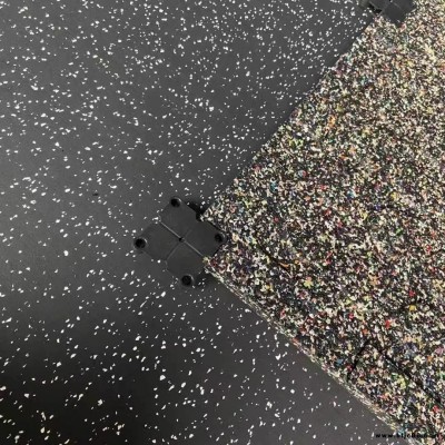 迪慶健身房橡膠地板 減震橡膠地板 拼接橡膠地墊 杠鈴啞鈴隔音橡膠地板 環保橡膠地板 力量區橡膠地板