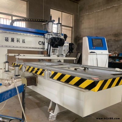 數控裁板鋸2440mm膠合板下料現場加工 精密推臺數控裁板鋸 傻瓜系統 碩展廠家直銷