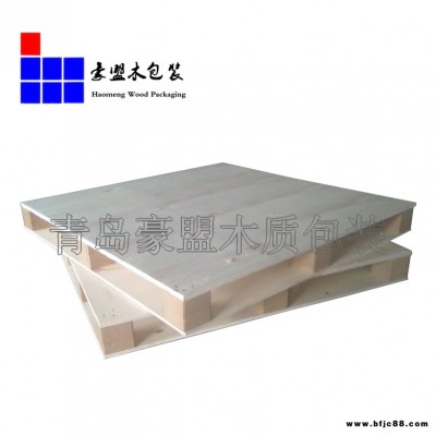 膠合板托盤(pán) 出口免熏蒸 廠家直銷(xiāo) 黃島場(chǎng)站打托纏膜一條龍