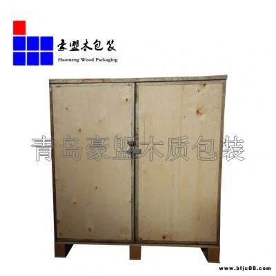 膠合板木箱加工廠直銷青島地區(qū)加固承重2噸木質(zhì)