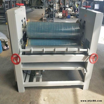 指接板涂膠機 三輥單面涂膠涂布機 板材滾涂油漆油性膠涂布機 木工機械林豐廠