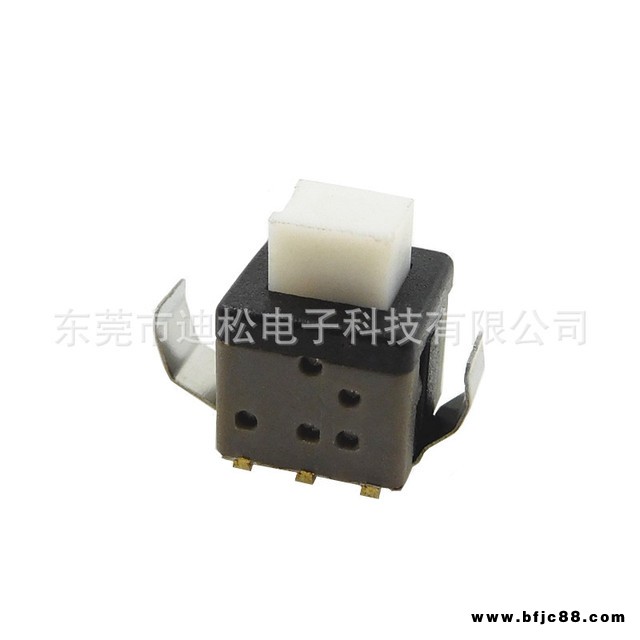 新品PB-22E63翹腳按鍵開關/U型腳自鎖開關/5.85.8平頭無鎖