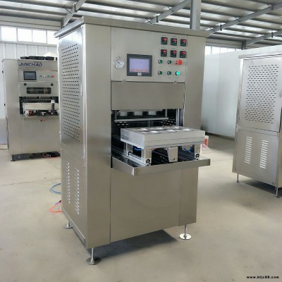 鴨貨鎖鮮包裝機JCFH-6雙工位自動封口涼皮鎖鮮封口機