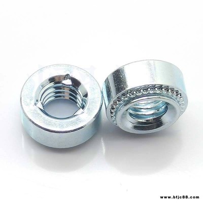 自鎖螺母SL-632-1/2壓鉚螺母規格 碳鋼鍍鋅自鎖圓螺母 機箱箱柜用螺絲