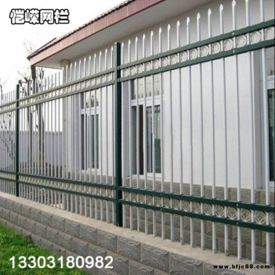 愷嶸廠家直銷鐵藝圍墻柵欄圍欄 學校別墅工廠戶外熱鍍鋅鋅鋼護欄現貨 其他特殊規格可加工定做