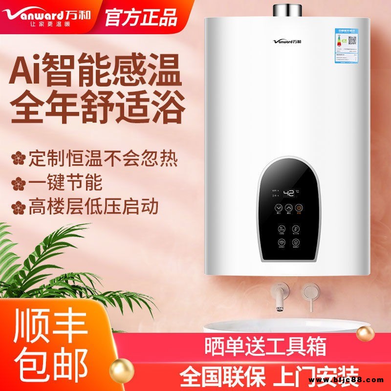 萬和燃?xì)鉄崴?家用恒溫 強(qiáng)排電腦溫控  零冷水 節(jié)能變頻 壁掛爐 煤氣天然液化氣熱水器 廠家批發(fā)