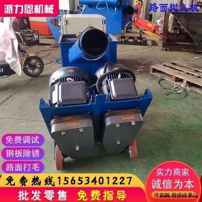 移動式路面拋丸機 橋面防水拉毛鋼板除銹拋丸機 橋面防水拉毛派力恩廠家直銷270
