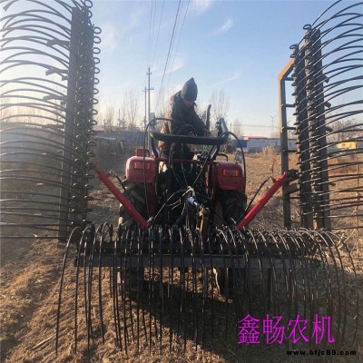 小型摟地膜回收機 農田清理地膜機器 彈齒摟膜機 農用廢膜回收機 小型摟膜機