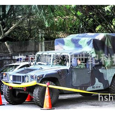 拖掛式重型刀片刺網布障車 拖掛式重型刀片刺網布障路障