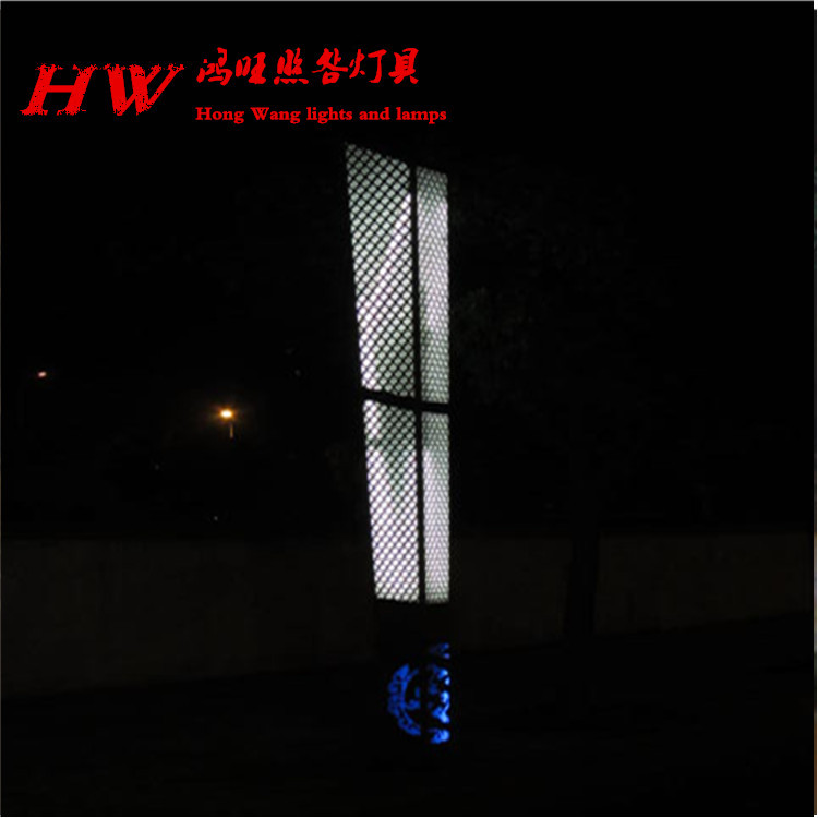 打眼方形燈 3米景觀燈 戶外庭院燈 小區(qū)別墅園林綠化帶馬路燈示例圖3