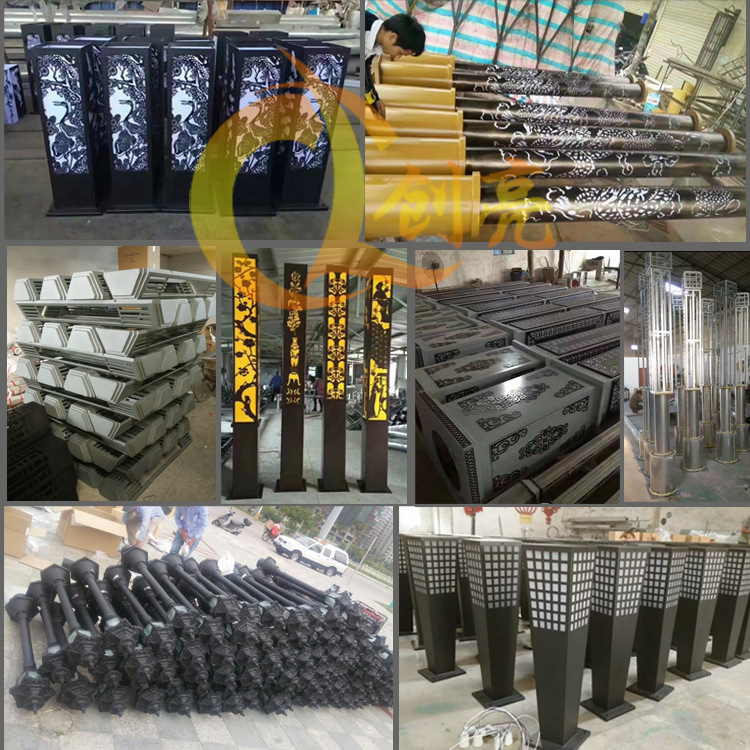 廠家供應 LED景觀燈 球形燈籠景觀燈 景觀庭院燈 戶外照明工程示例圖3