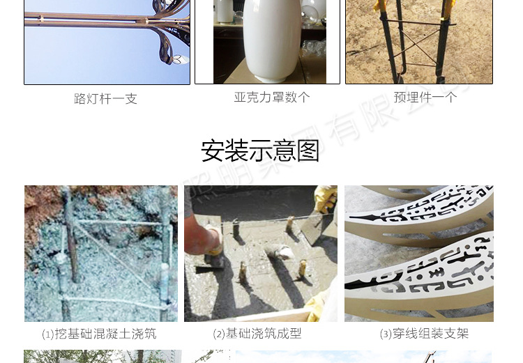 廠家直銷 新款戶外LED景觀燈 玉蘭燈 防水不銹鋼景觀玉蘭燈示例圖9