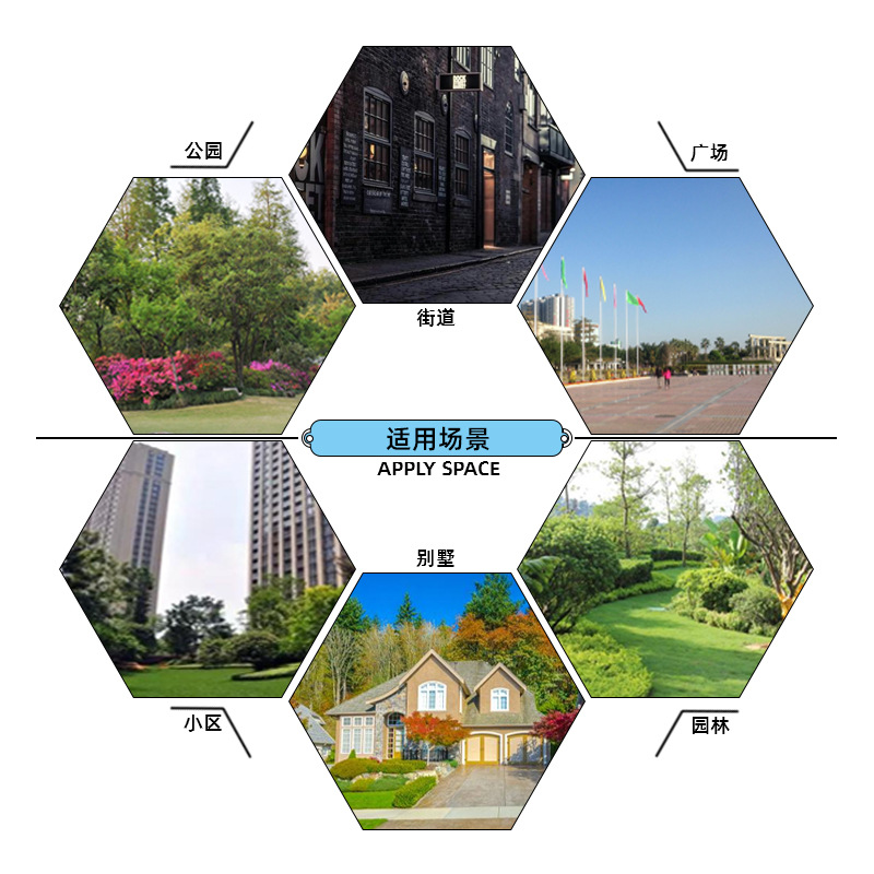 戶外LED景觀燈草坪燈高桿燈小區(qū)園林別墅街道路燈庭院燈異形燈柱示例圖8