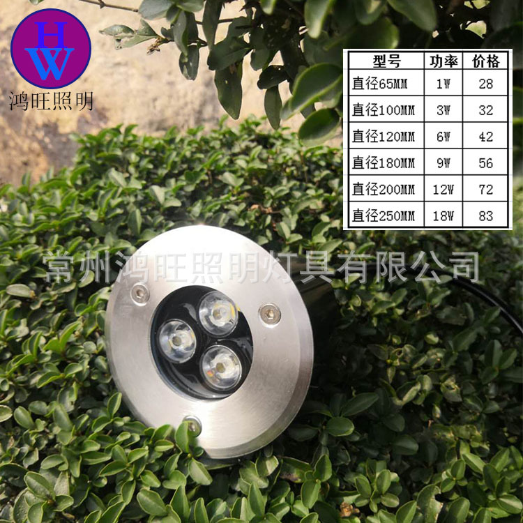 現貨供應LED地埋燈戶外庭院燈墻角燈嵌入草地燈別墅園林草坪燈具示例圖3