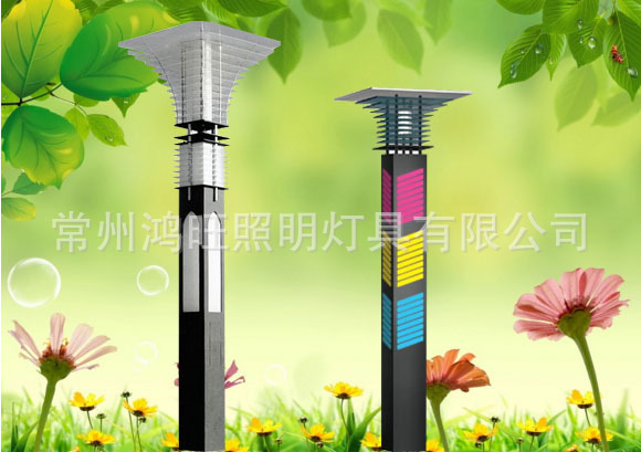 精美異形景觀燈戶外3米4米庭院燈花園燈方形防水燈公園路燈柱示例圖124