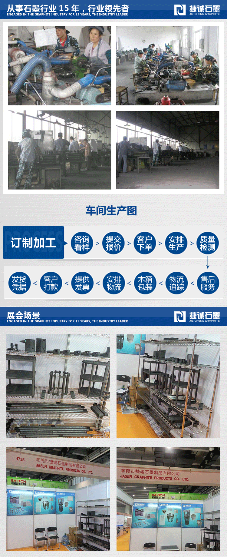 石墨工廠專業定制生產 加工北京石墨緊固件 多款石墨制品部件示例圖13