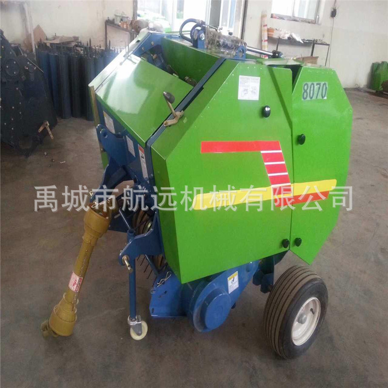 牧草秸稈撿拾機(jī)械打捆機(jī)，圓捆打捆機(jī)定做加工YK8070打捆機(jī)生產(chǎn)示例圖5